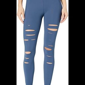 Alo high waisted ripped leggings
